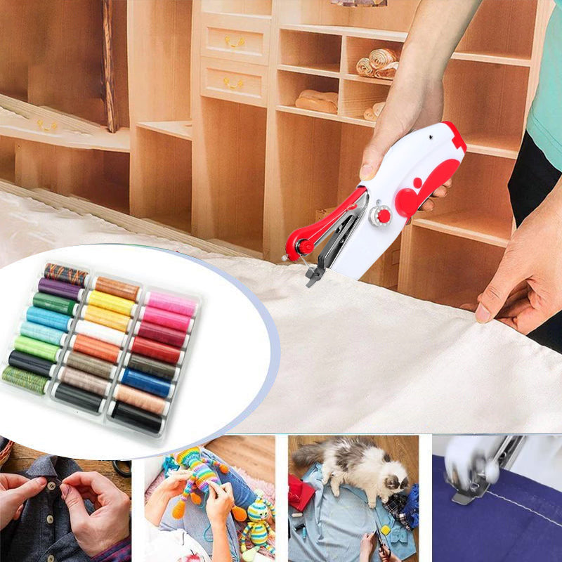 📢📢50% OFF !! ⏰Mini Portable Handheld Sewing Machine