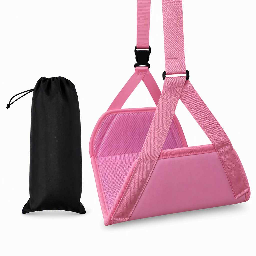 Portable Airplane Footrest Hammock Travel Foot Rest Sling for Long Distance Flights and Office Use