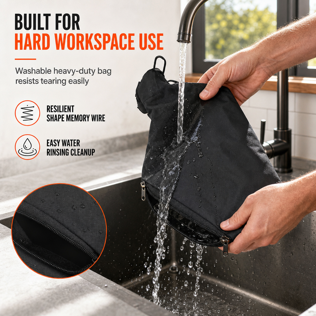 📢50% OFF!!!🔧Dust Collection Bag with Steel Wire Clamp for 10-Inch/255mm Aluminium & Mitre Saws