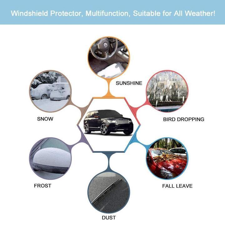 🔥Hot Sales now - 50% OFF🔥 Windshield Snow Cover Sunshade