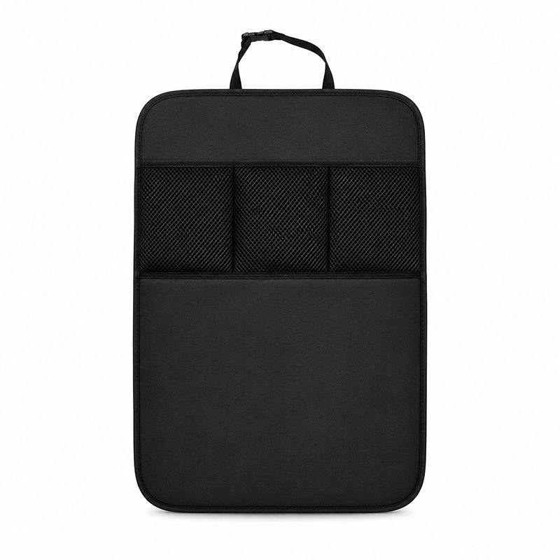 📢📢50% OFF !! ⏰Car Backseat Kick Mat Protector: Waterproof, Storage Pockets🚗