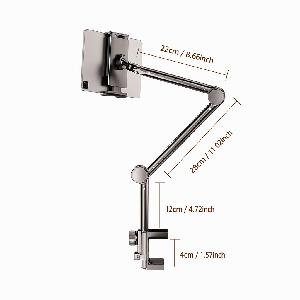 📢📢50% OFF !! ⏰Adjustable Cantilever Stand for Phone & Tablet – Hands-Free Viewing for Bed, Desk & Sofa ✨