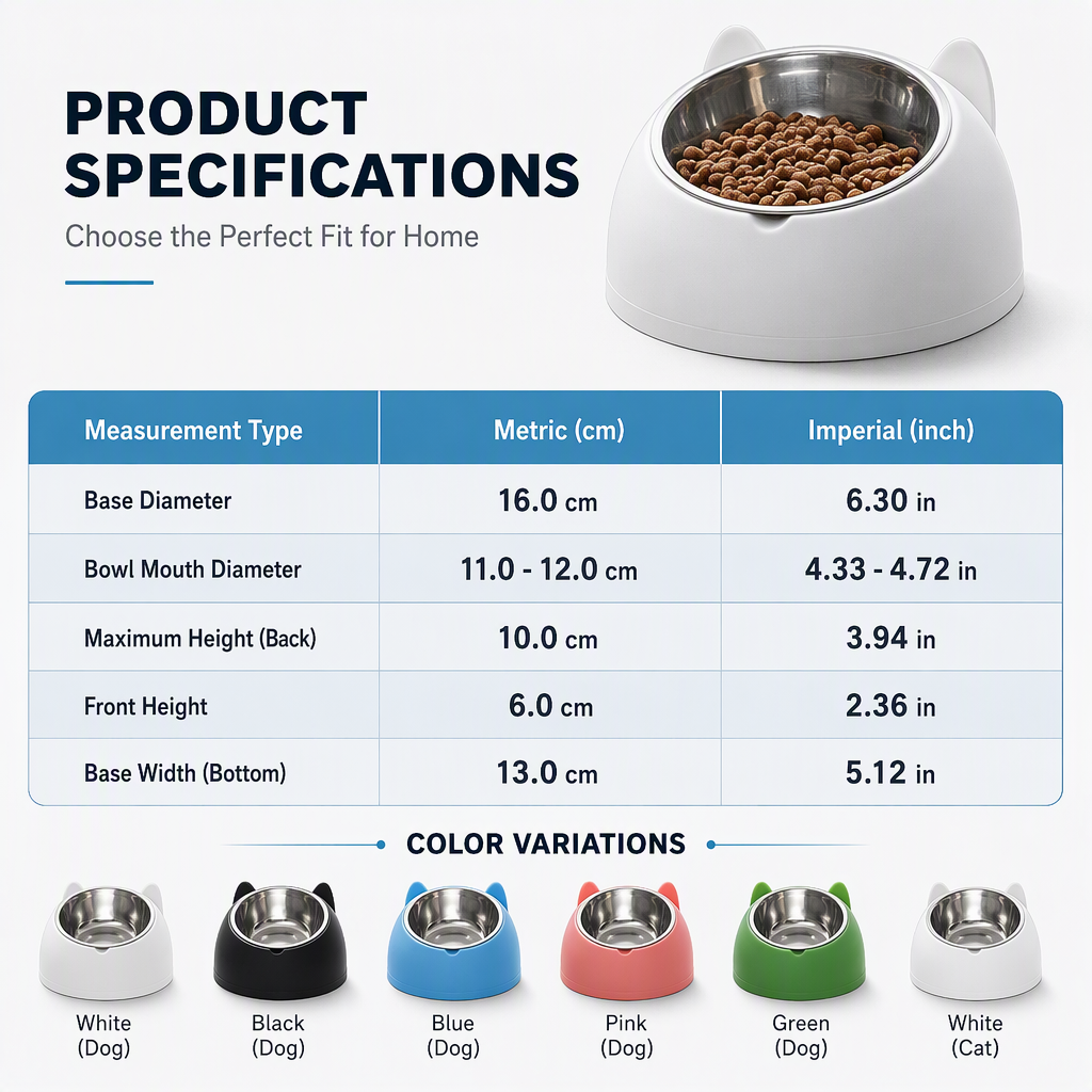 Cartoon Cat Shaped Stainless Steel Pet Bowl Dual Use Food and Water Feeder for Cats and Small Dogs