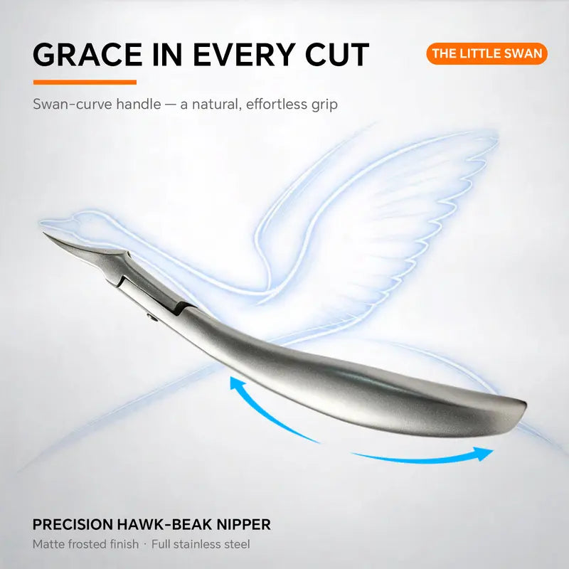 ⏳Time-Limited Special⏰Stainless Steel Ingrown Toenail Clipper and Dead Skin Nipper 2 Piece Manicure Set