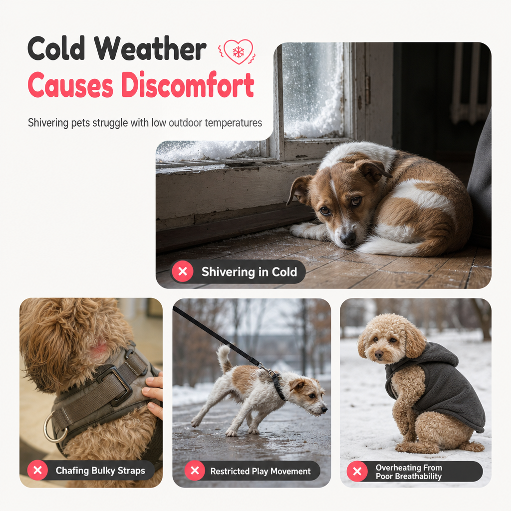 ⏳Time-Limited Special⏰Warm Pet Sweater with Leash Ring – “Love Dad & Mum” Design, Keep Your Pup Cosy & Stylish on Winter Walks ❄️