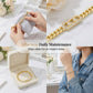 ✨ Gold-Tone Cubic Zirconia Chain Bracelet