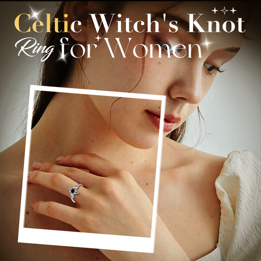🔮 Celtic Witch’s Knot Ring for Women – Mystical & Timeless ✨💍