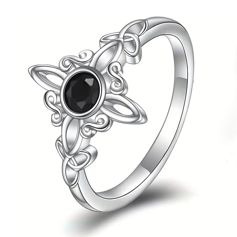 🔮 Celtic Witch’s Knot Ring for Women – Mystical & Timeless ✨💍