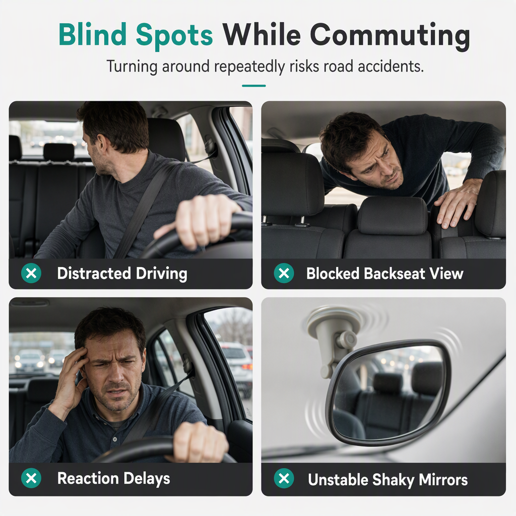 🚗 LIMITED-TIME 50% OFF! 👀 Wide Angle Convex Rearview Mirror – 360° Rotatable, Shatterproof, Dual Mount ✨