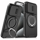 Shockproof Phone Case with Sliding Cover and Kickstand