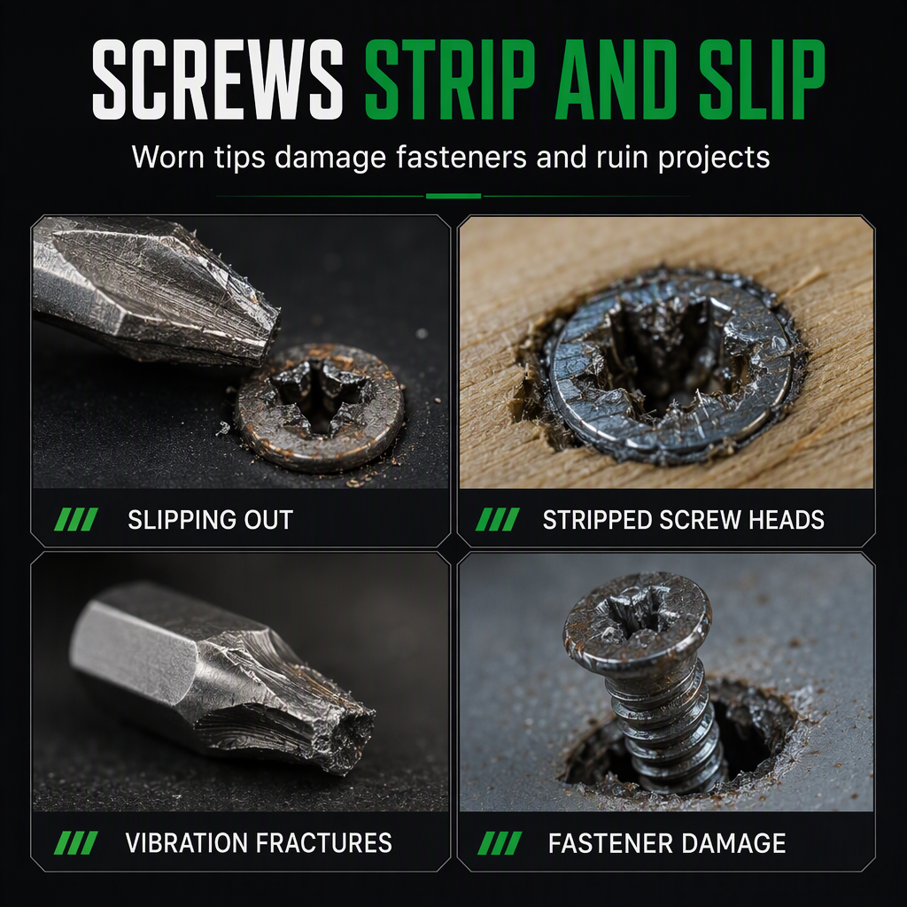 📢 50% OFF!🔥✨Magnetic Phillips Bit Set – Anti-Slip Grip & Impact Resistance for DIY & Repairs