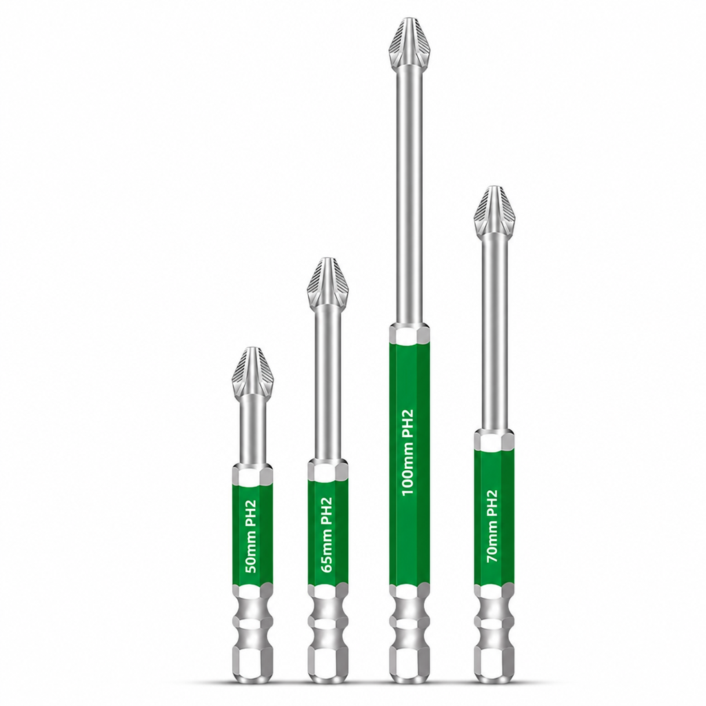 📢 50% OFF!🔥✨Magnetic Phillips Bit Set – Anti-Slip Grip & Impact Resistance for DIY & Repairs