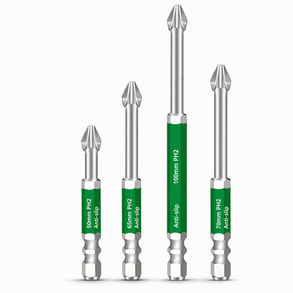 📢 50% OFF!🔥✨Magnetic Phillips Bit Set – Anti-Slip Grip & Impact Resistance for DIY & Repairs