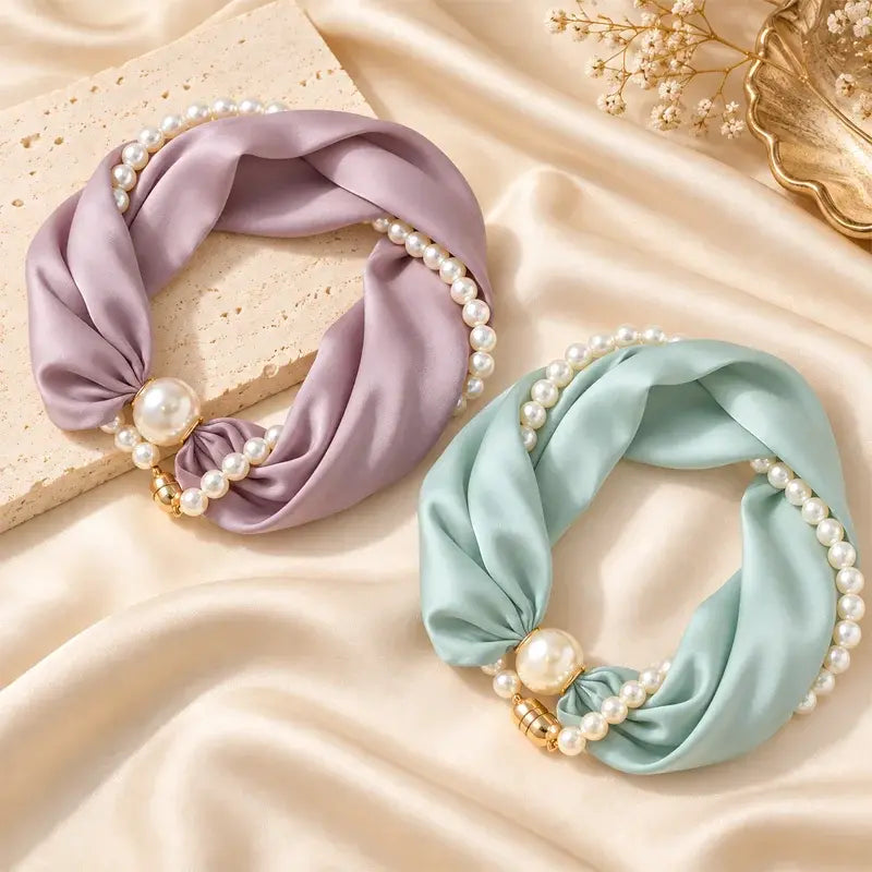 Pearl Scarf Necklace
