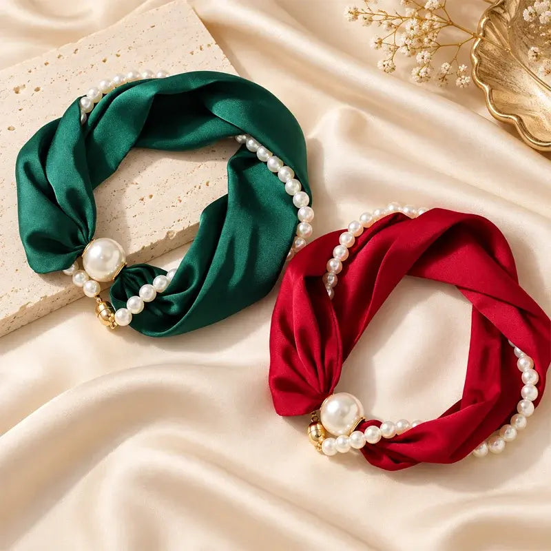 Pearl Scarf Necklace