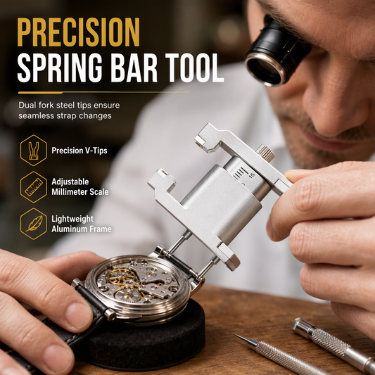 📢📢50% OFF !! ⏰Watch Repair Tool V Shaped Spring Bar Pliers and Tweezers Kit for Strap Removal