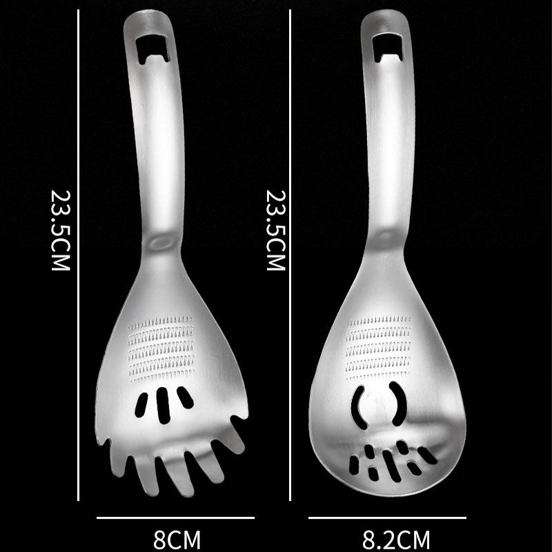 🥄 Multipurpose Stainless Steel Kitchen Spoon – 5-in-1