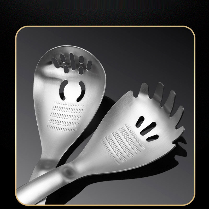 🥄 Multipurpose Stainless Steel Kitchen Spoon – 5-in-1