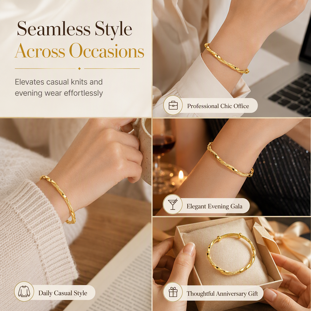 🎁BUY 2 GET 1 FREE!!!✨ Elegant Mobius Loop Jewelry – Minimalist Fashion Gift for Women 💎