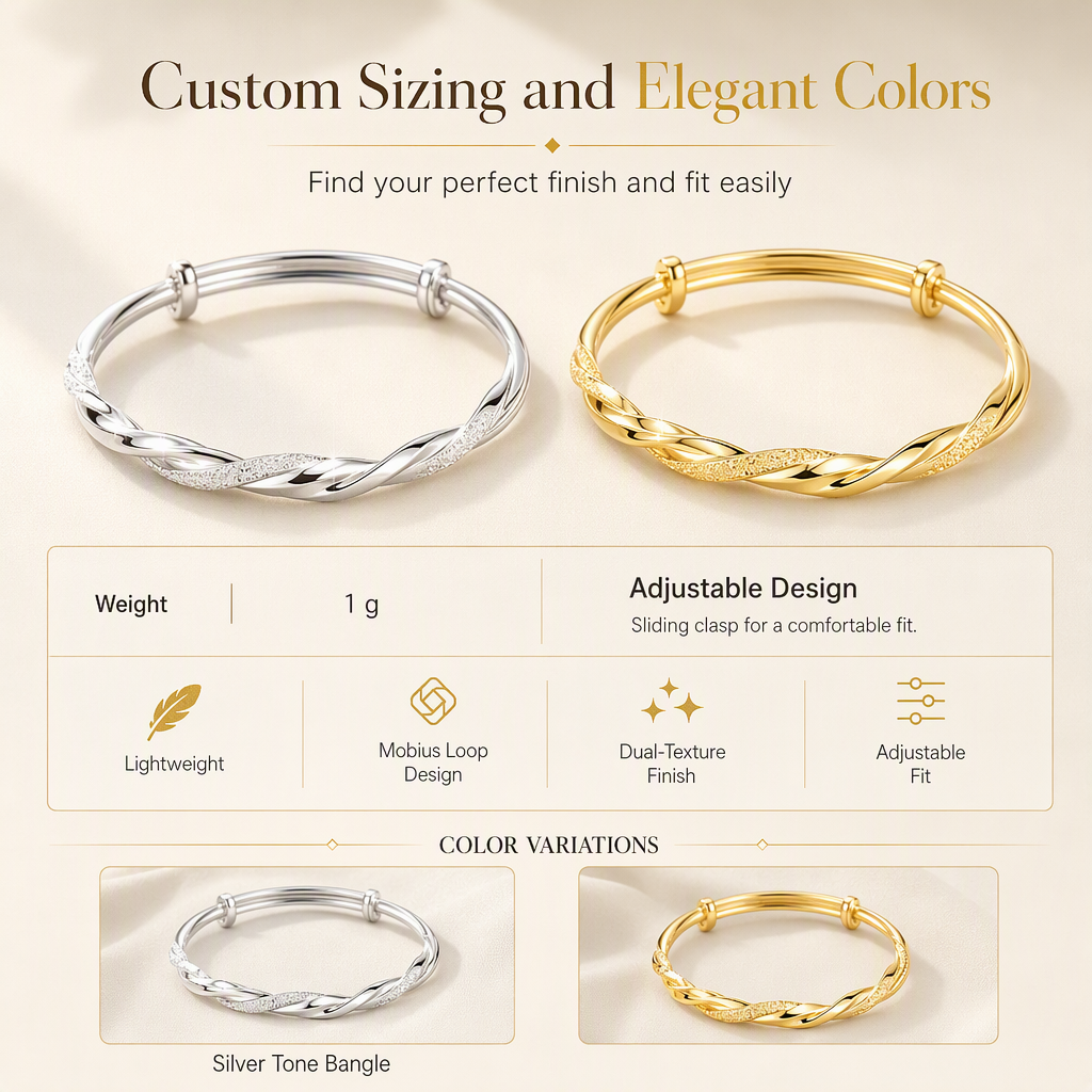 🎁BUY 2 GET 1 FREE!!!✨ Elegant Mobius Loop Jewelry – Minimalist Fashion Gift for Women 💎