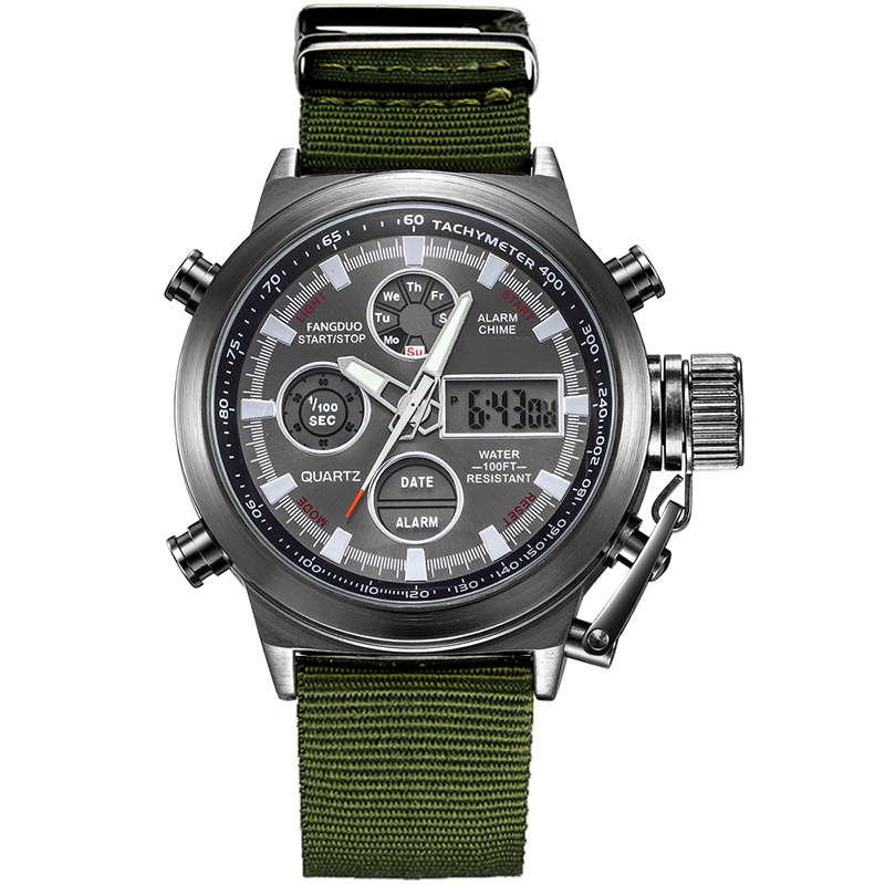 ✨⌚Vintage Dual-Display Waterproof Mechanical Watch
