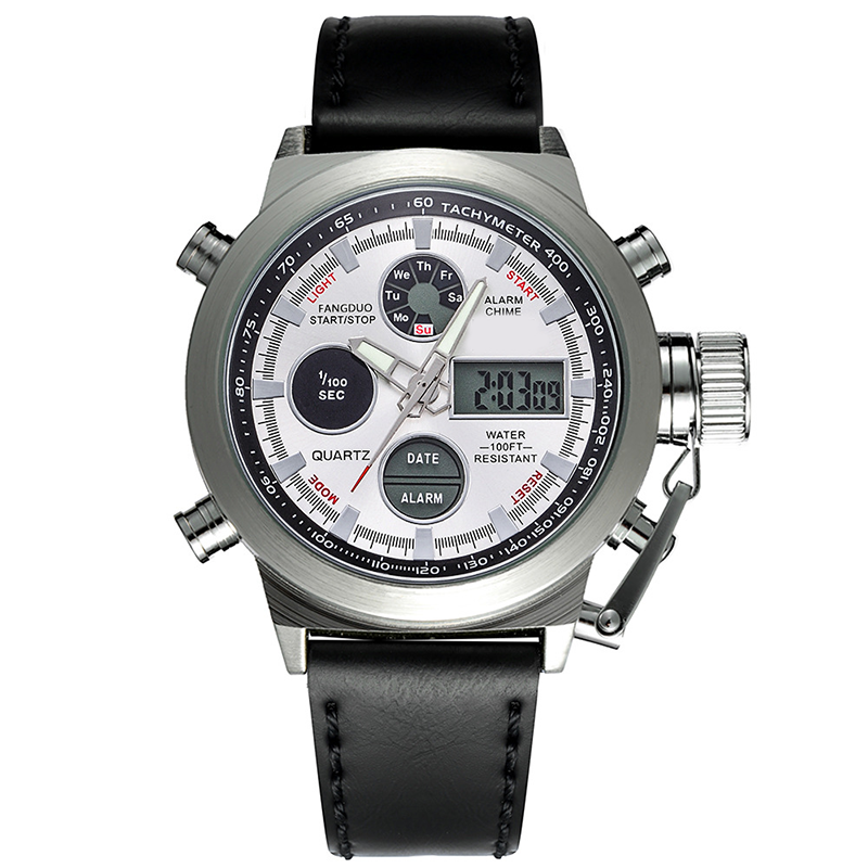 ✨⌚Vintage Dual-Display Waterproof Mechanical Watch