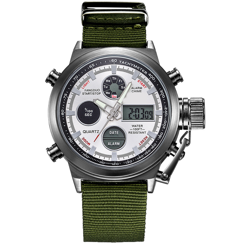 ✨⌚Vintage Dual-Display Waterproof Mechanical Watch