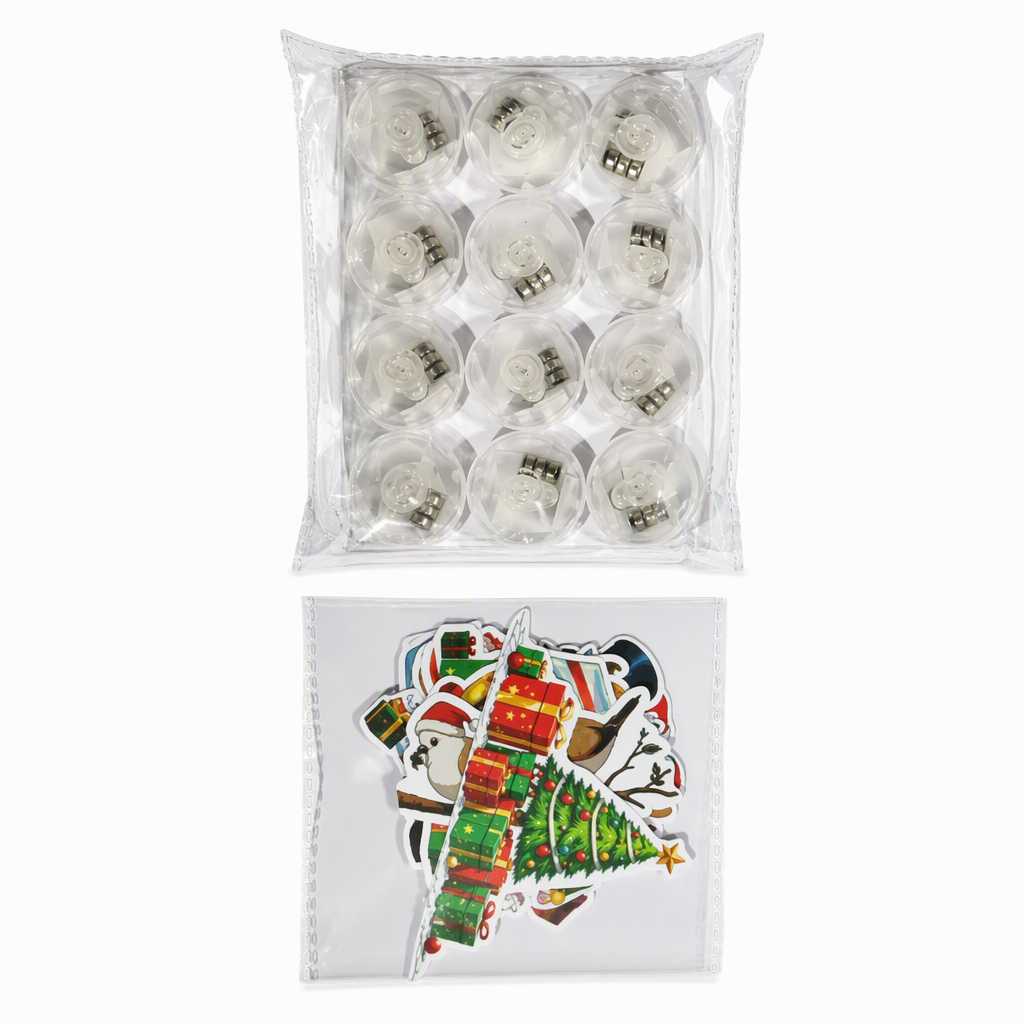 ✨🎁 LED Christmas Wall Stickers – Charming Holiday Characters & Red-and-Green Glow for Walls & Windows ⭐