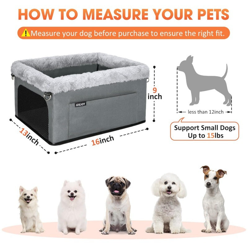 🐶🚗 Secure Travel Pet Bed – 50% OFF! Heavy-duty metal frame, waterproof Oxford fabric, safety leash – protects your dog & seats. 🛡️