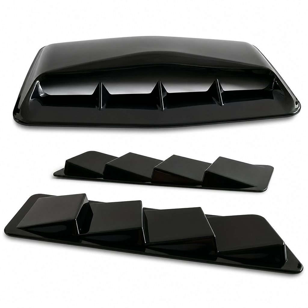 🚗 LIMITED-TIME 50% OFF! ✨ Car Hood Fake Air Vent Sticker – Shark Gill Style, Sport Look, No Drilling 🏎️