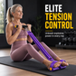 Multifunctional Pedal Resistance Band Elastic Pull Rope for Abdominal Exercise Home Workout Yoga and Pilates Fitness for Men and Women