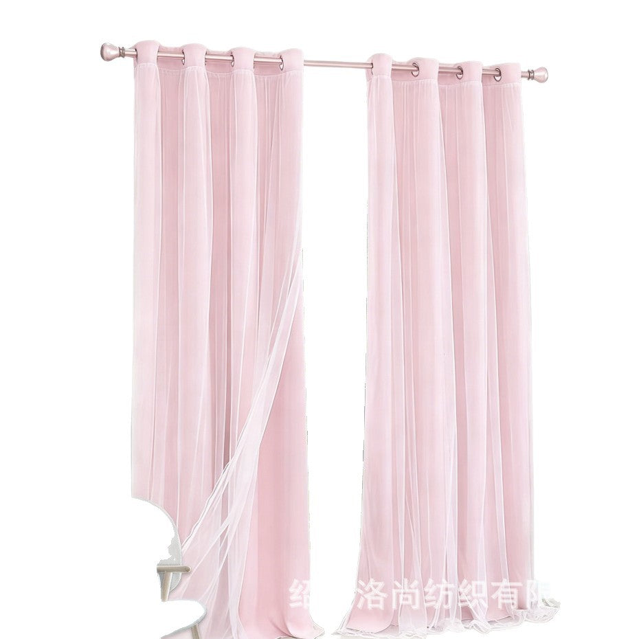 ✨ Double-Layer Curtains – Elegant Sheer Overlay & Light-Blocking Fabric for Cozy Bedrooms ❤️⭐