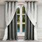 ✨ Double-Layer Curtains – Elegant Sheer Overlay & Light-Blocking Fabric for Cozy Bedrooms ❤️⭐