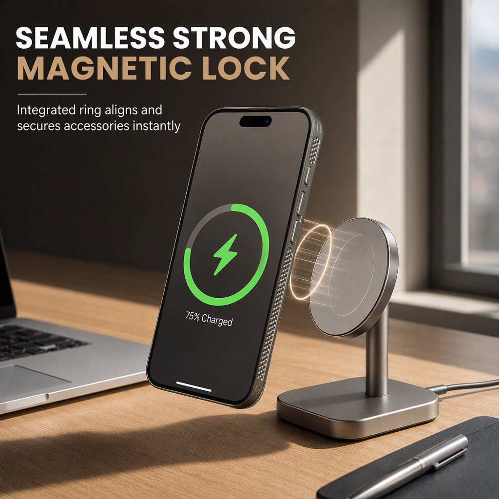 Shockproof Magnetic Faux Leather Phone Case