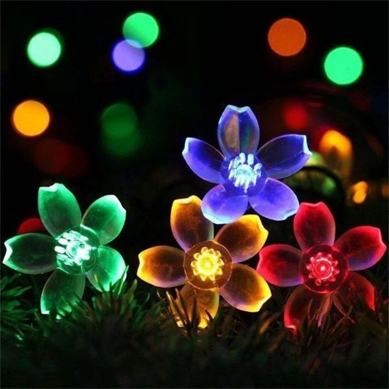 ⏳Limited-time 50% off⏰Waterproof Cherry Bllossom LED Fairy String Lights – Outdoor Garden, Lawn & Patio Decor🌸💡