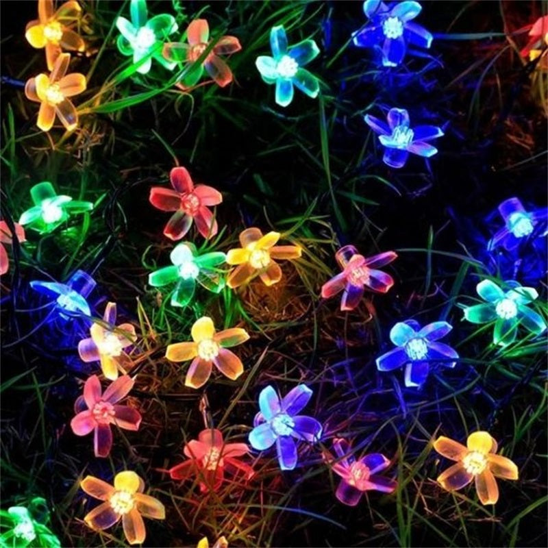 ⏳Limited-time 50% off⏰Waterproof Cherry Bllossom LED Fairy String Lights – Outdoor Garden, Lawn & Patio Decor🌸💡