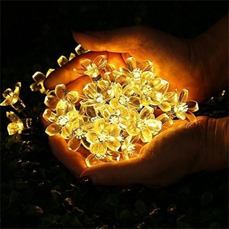 ⏳Limited-time 50% off⏰Waterproof Cherry Bllossom LED Fairy String Lights – Outdoor Garden, Lawn & Patio Decor🌸💡