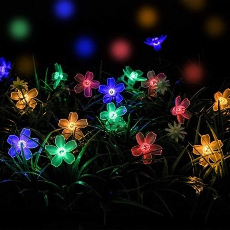 ⏳Limited-time 50% off⏰Waterproof Cherry Bllossom LED Fairy String Lights – Outdoor Garden, Lawn & Patio Decor🌸💡
