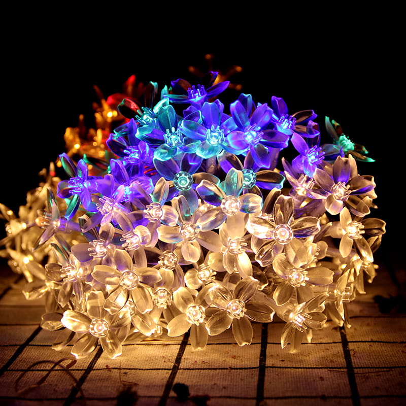 ⏳Limited-time 50% off⏰Waterproof Cherry Bllossom LED Fairy String Lights – Outdoor Garden, Lawn & Patio Decor🌸💡