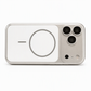 Magnetic Matte Electroplated Phone Case with Large Window Protector Full Coverage Protective Cover