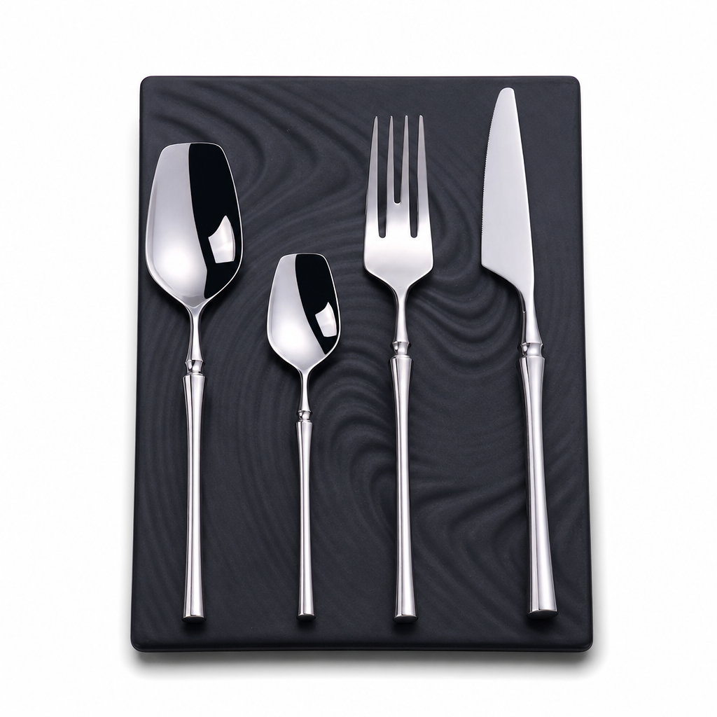 📢📢 50% OFF🥂304 Stainless Steel Cutlery Set – Elegant Slim-Design Knives, Forks & Spoons