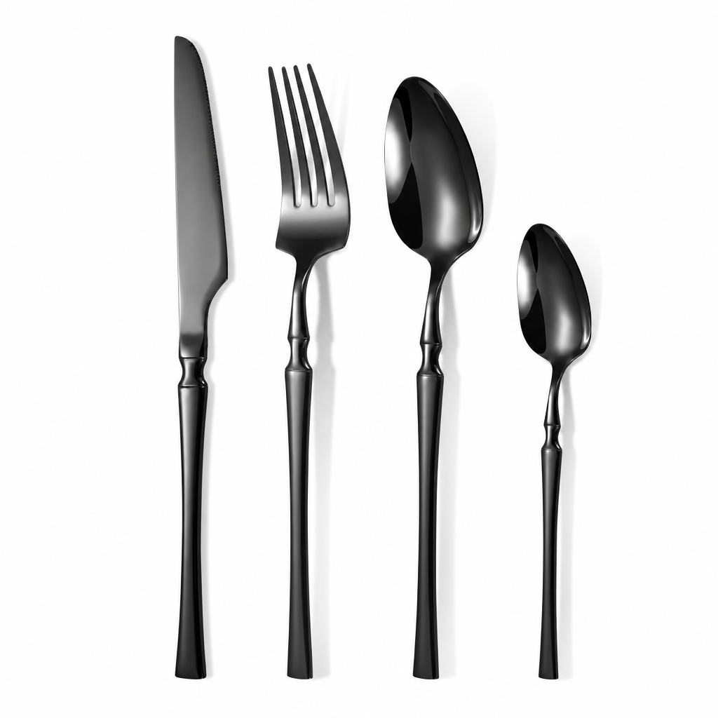 📢📢 50% OFF🥂304 Stainless Steel Cutlery Set – Elegant Slim-Design Knives, Forks & Spoons