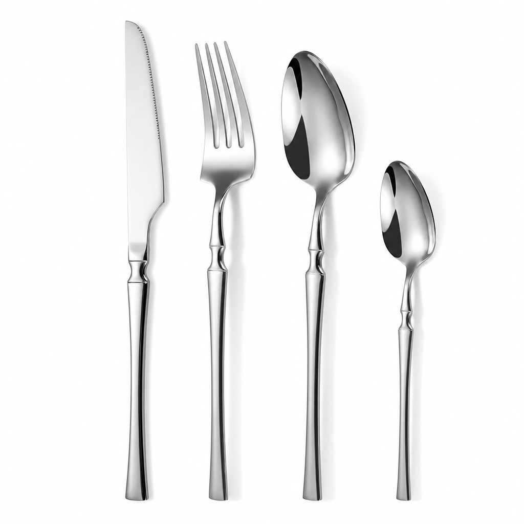 📢📢 50% OFF🥂304 Stainless Steel Cutlery Set – Elegant Slim-Design Knives, Forks & Spoons