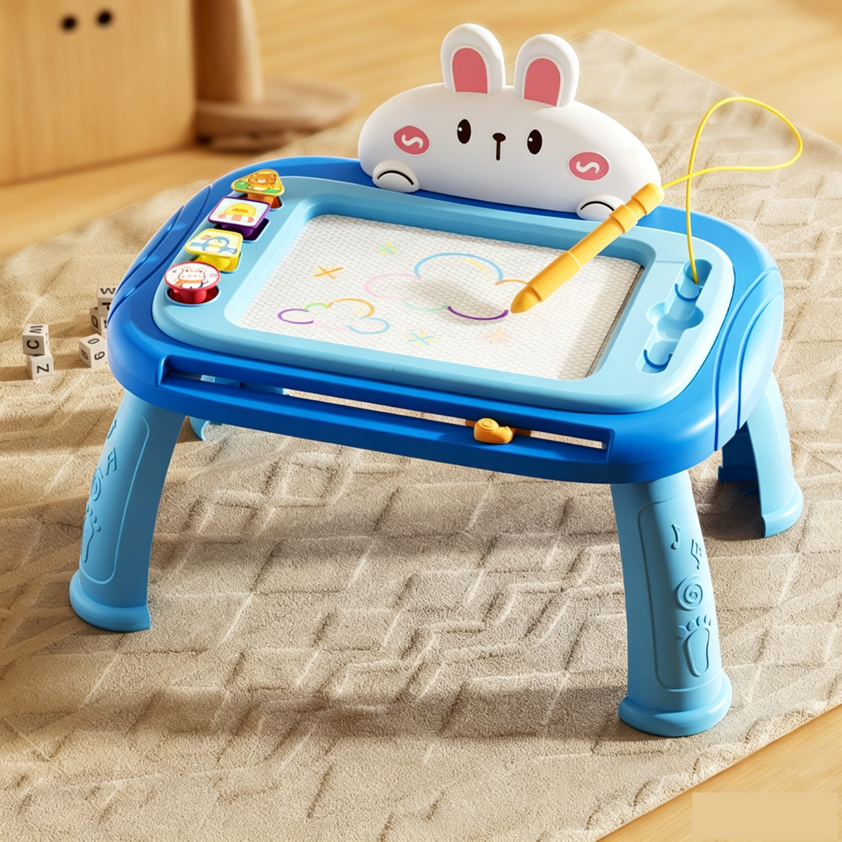 🎨 50% Off Now ✨ Kids Magnetic Drawing Board — Pen & 4 Stamps Included 📢