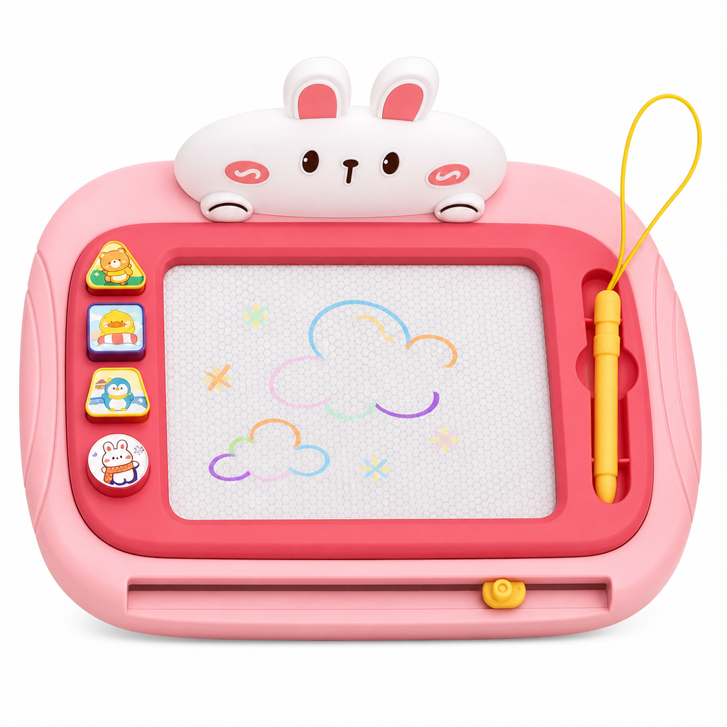 🎨 50% Off Now ✨ Kids Magnetic Drawing Board — Pen & 4 Stamps Included 📢