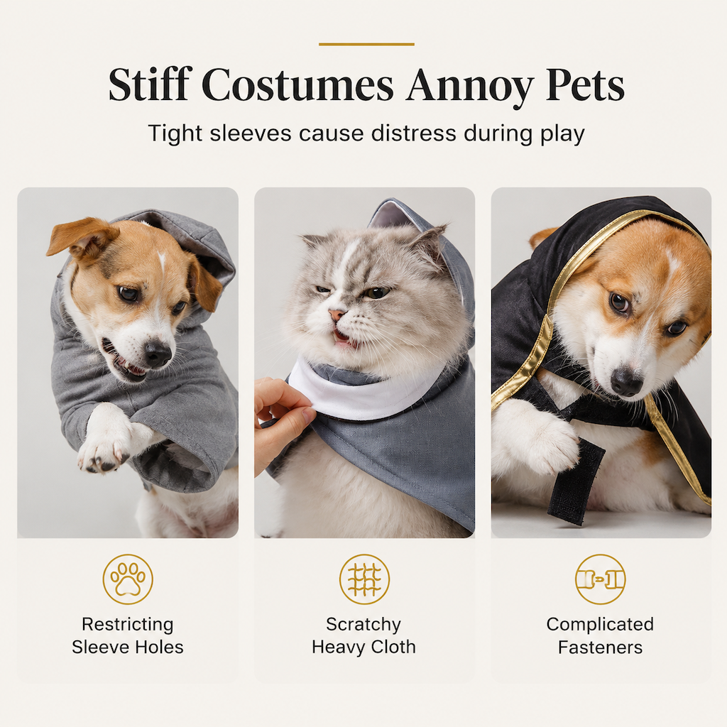 ⏳Limited-time 50% off⏰Funny Pet Nun Costume for Cats and Small Dogs Cosplay Outfit for Dress Up and Photo Props🐱✝️