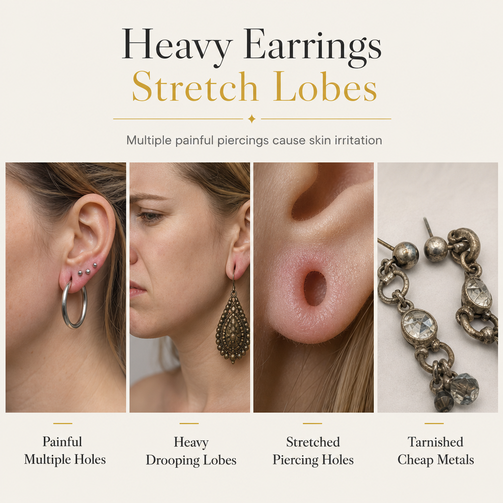 ⏳Limited-time 50% off🌸Minimalist 3-Layer Curved Ear Crawler Earrings with Sparkling Rhinestones