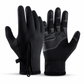 Winter Waterproof Windproof Warm Lined Outdoor Sports Gloves with Zipper for Cycling Hiking and Skiing