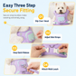🎒 Vest Style Pet Backpack Harness – Breathable, Reflective, No-choke 🌙