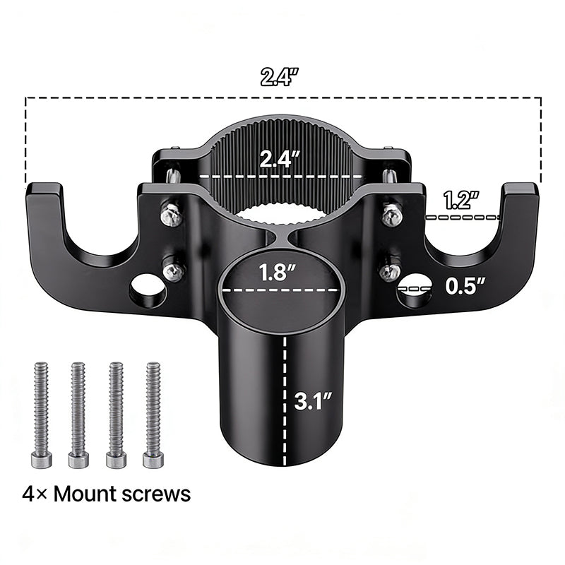 📢📢50% OFF !! ⏰Aluminum Trailer Towing Chain Organizer Mount🚠🚗
